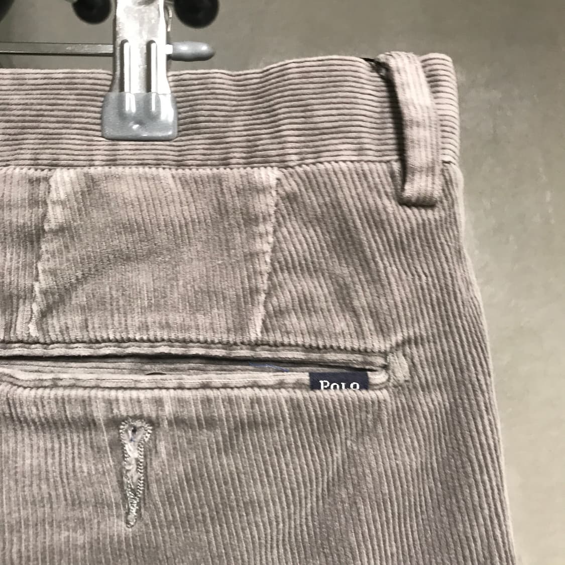 폴로 랄프로렌 그레이 코듀로이 팬츠 33/32 상품이미지4