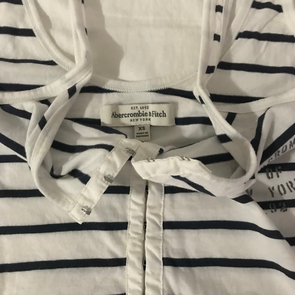 아베크롬비 스트라이프 코르셋 슬리브리스 상품이미지2