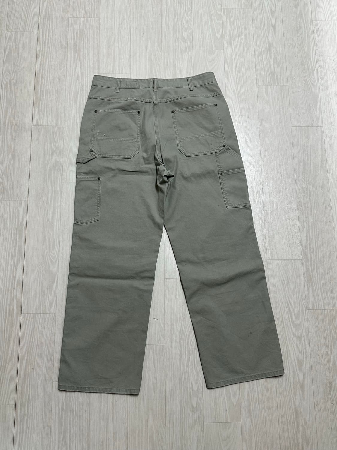 카키스 워시드 카펜터 팬츠 그레이 L 상품이미지6