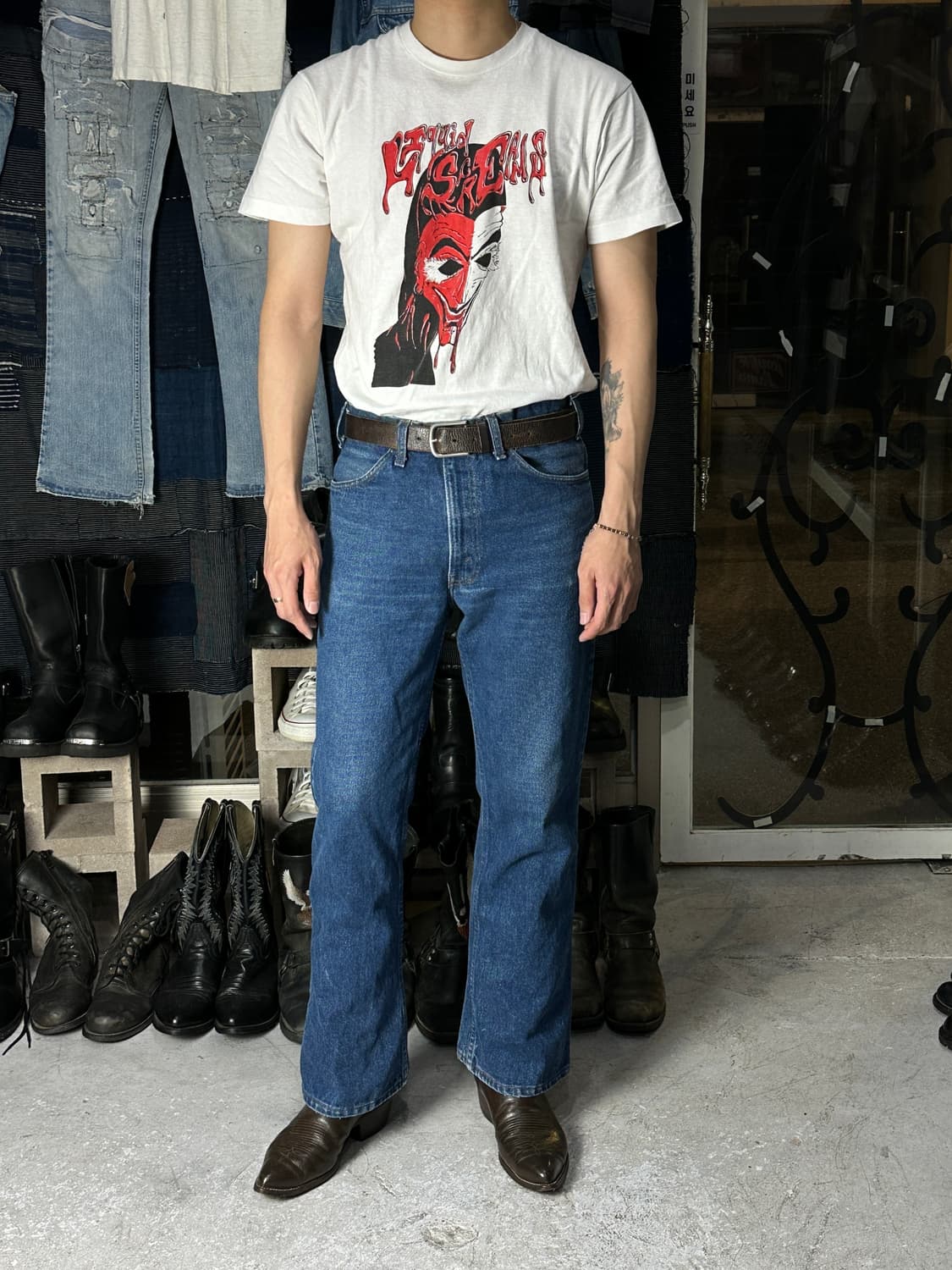 90's USA Made 토니라마 카우보이 웨스턴 부츠 상품이미지10