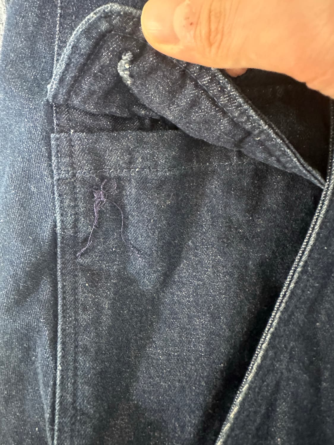 일본 빈티지 데님 봄버 자켓 상품이미지8