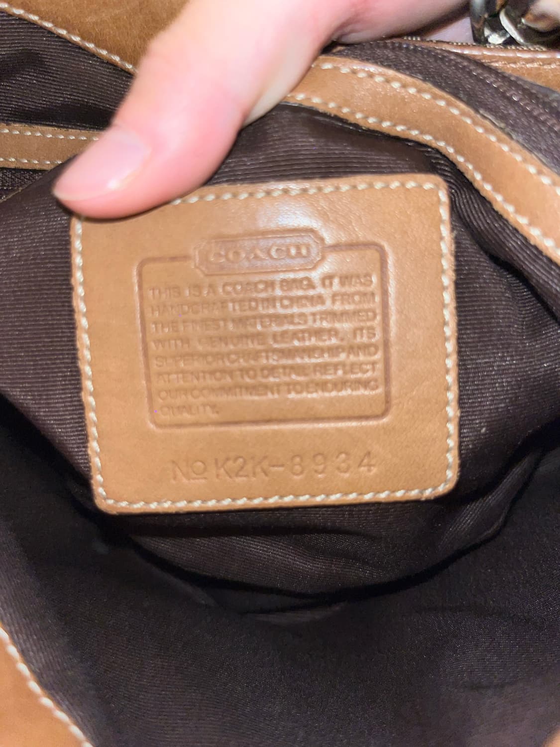 Coach Beige Mini Shoulder Bag 상품이미지8