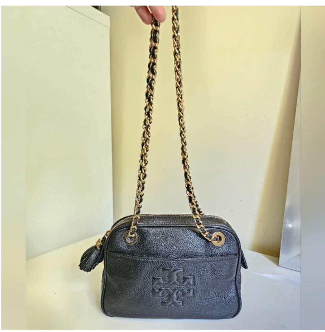 토리버치 블랙 체인 크로스백 상품이미지1