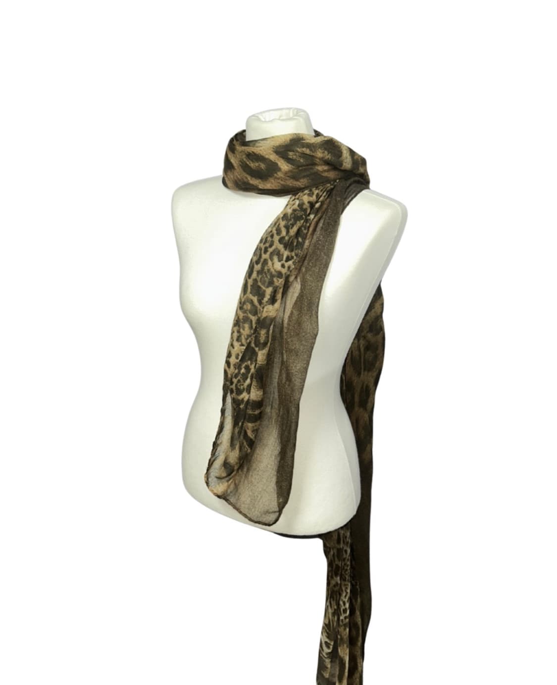 Y2k Gyaru Hopi Muffler 빈티지 갸루 호피 머플러 상품이미지2