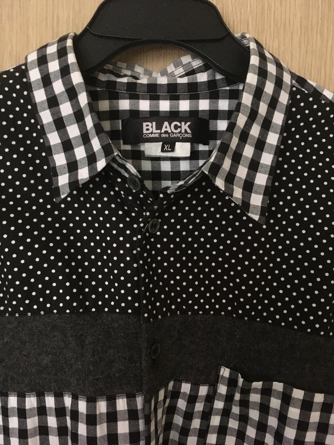 꼼데가르송 dot&check shirts 상품이미지4