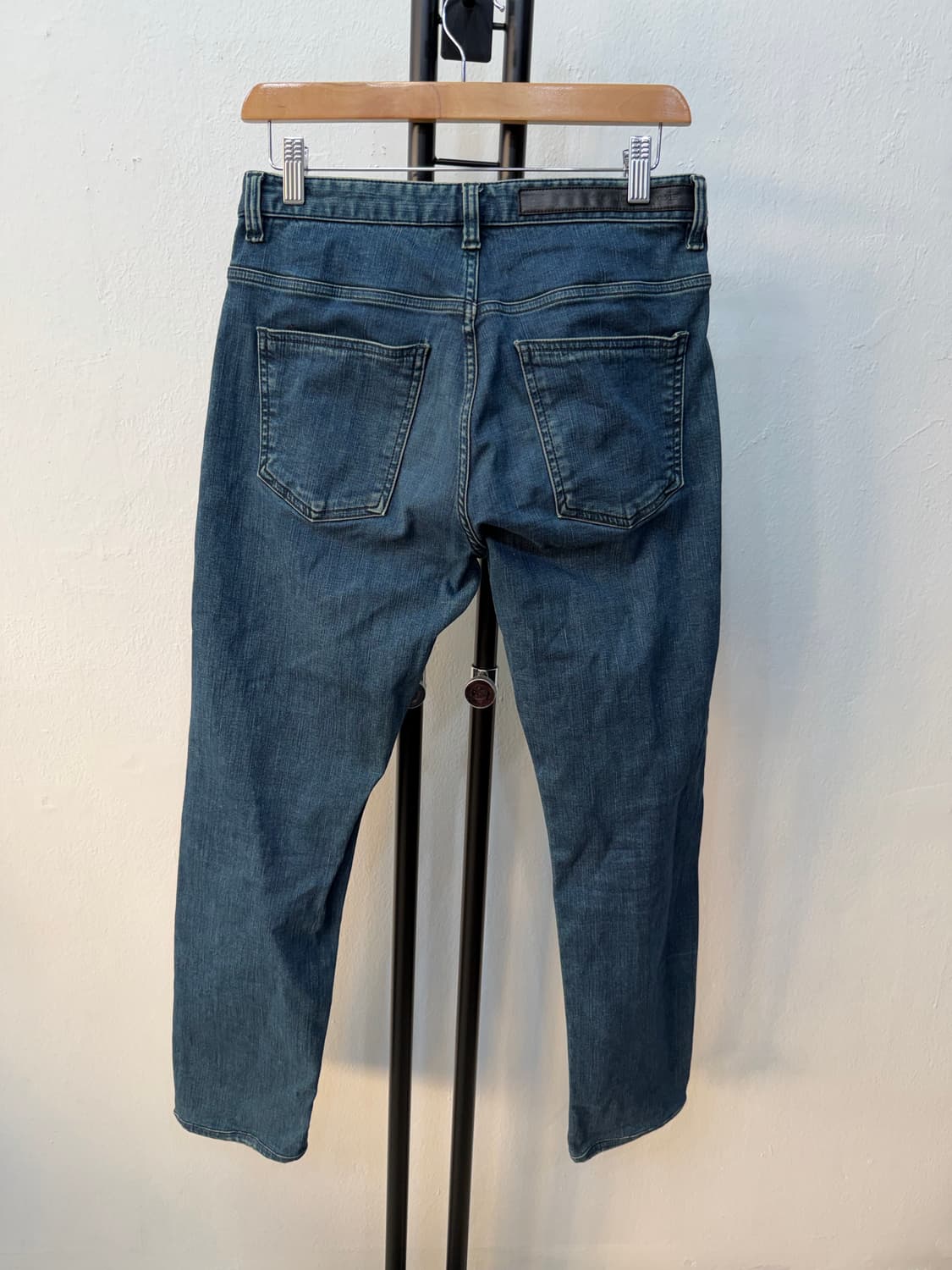 정품) 솔리드옴므 가죽패치 로고 청바지 76(30) 상품이미지5