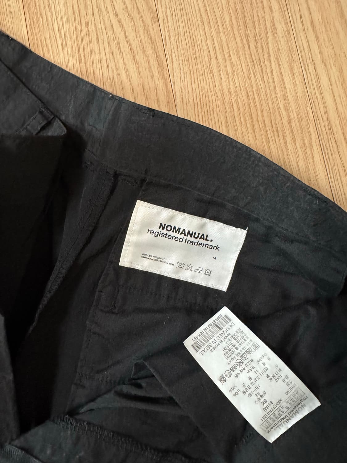 노메뉴얼 바지 M사이즈  상품이미지3