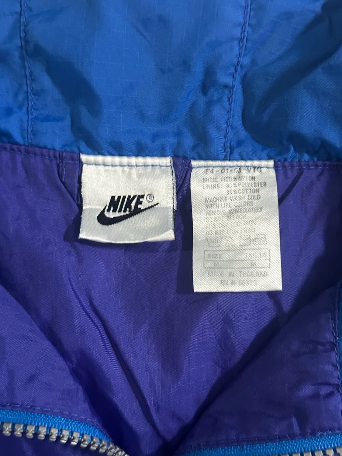 00s NIKE 배색 나일론 바람막이 017 상품이미지4
