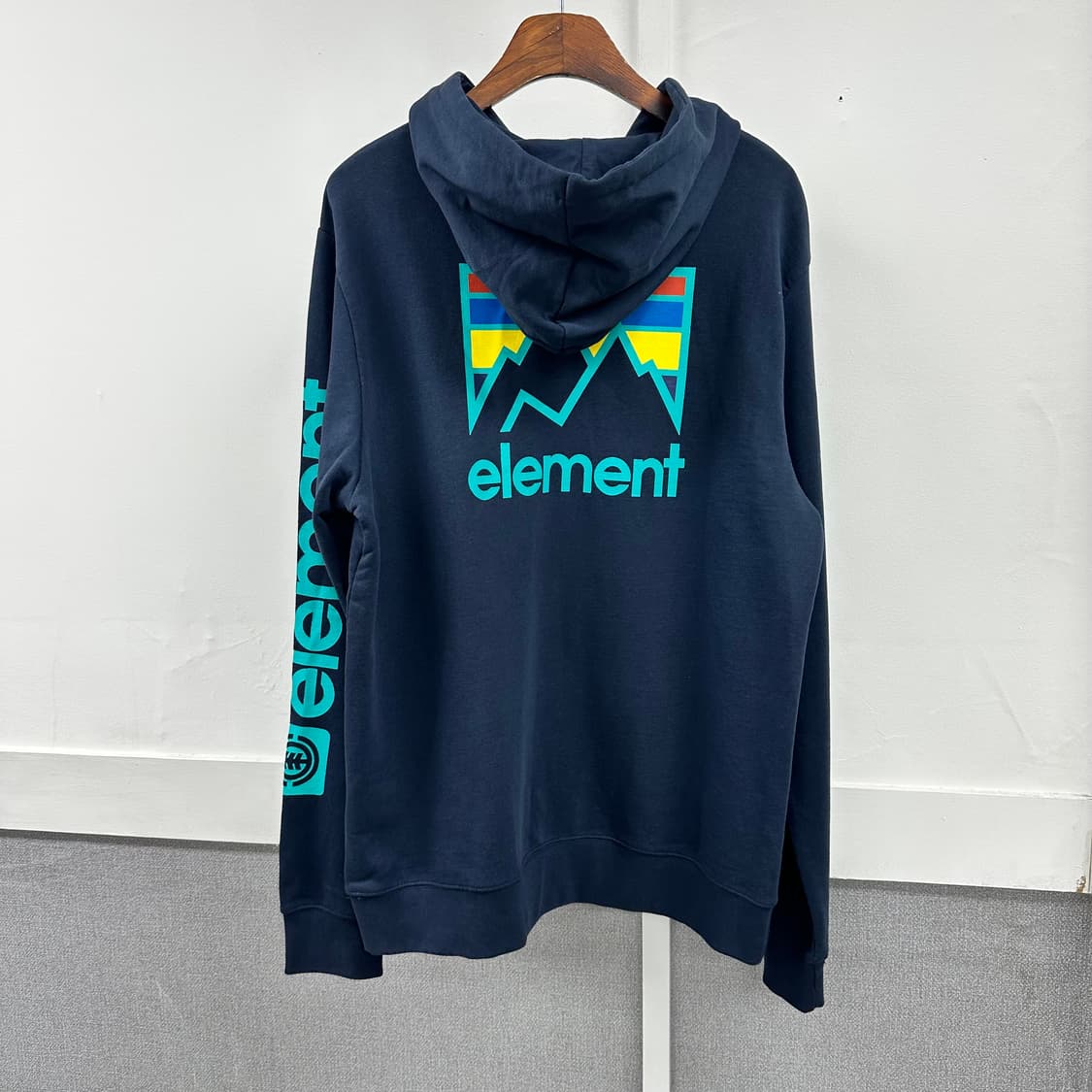 ELEMENT 퀵실버 레터링 후드 티셔츠 105 (L) s220 상품이미지1