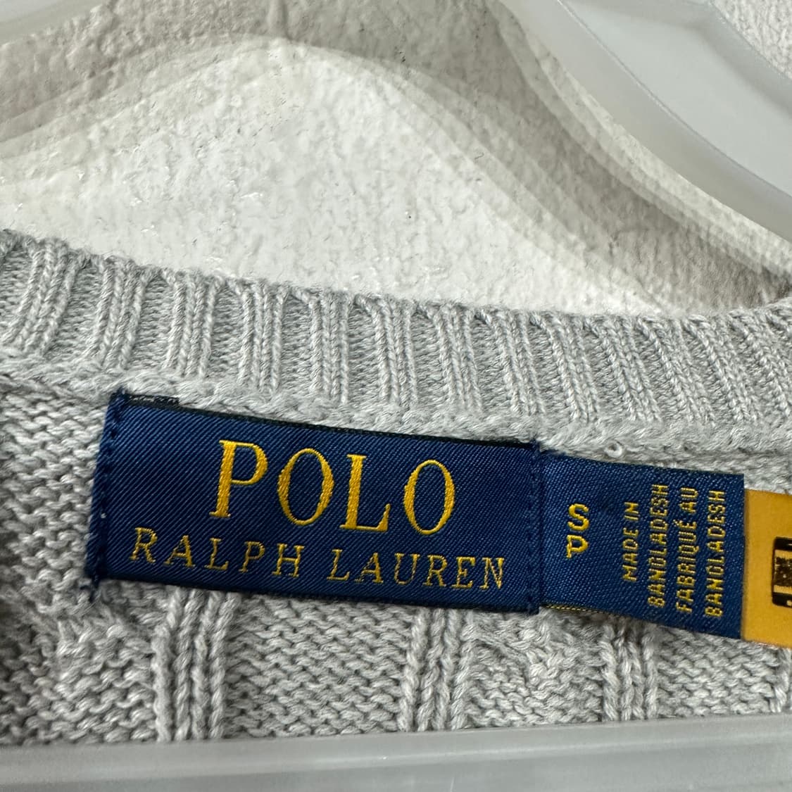 폴로랄프로렌 그레이 니트 여성S 상품이미지3