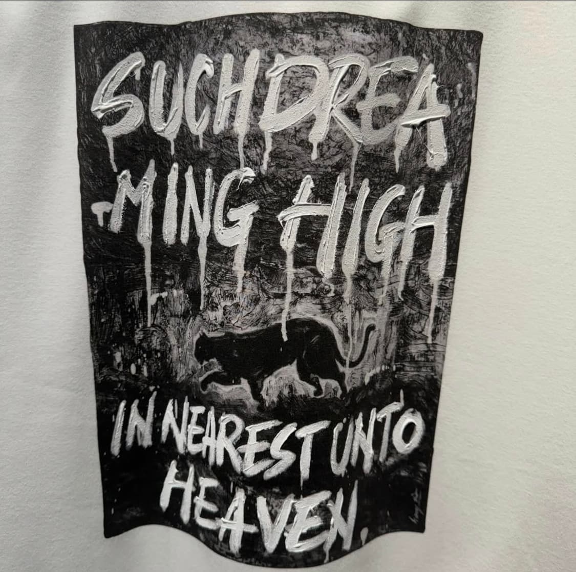 송지오 지제로 팬서 페인팅 티셔츠 상품이미지5