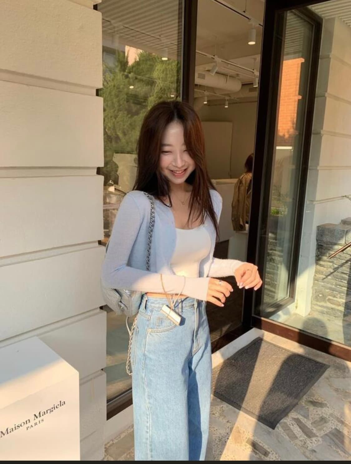 [새상품] 시예 siye 샵시예 - 애프터가디건 블루 상품이미지3