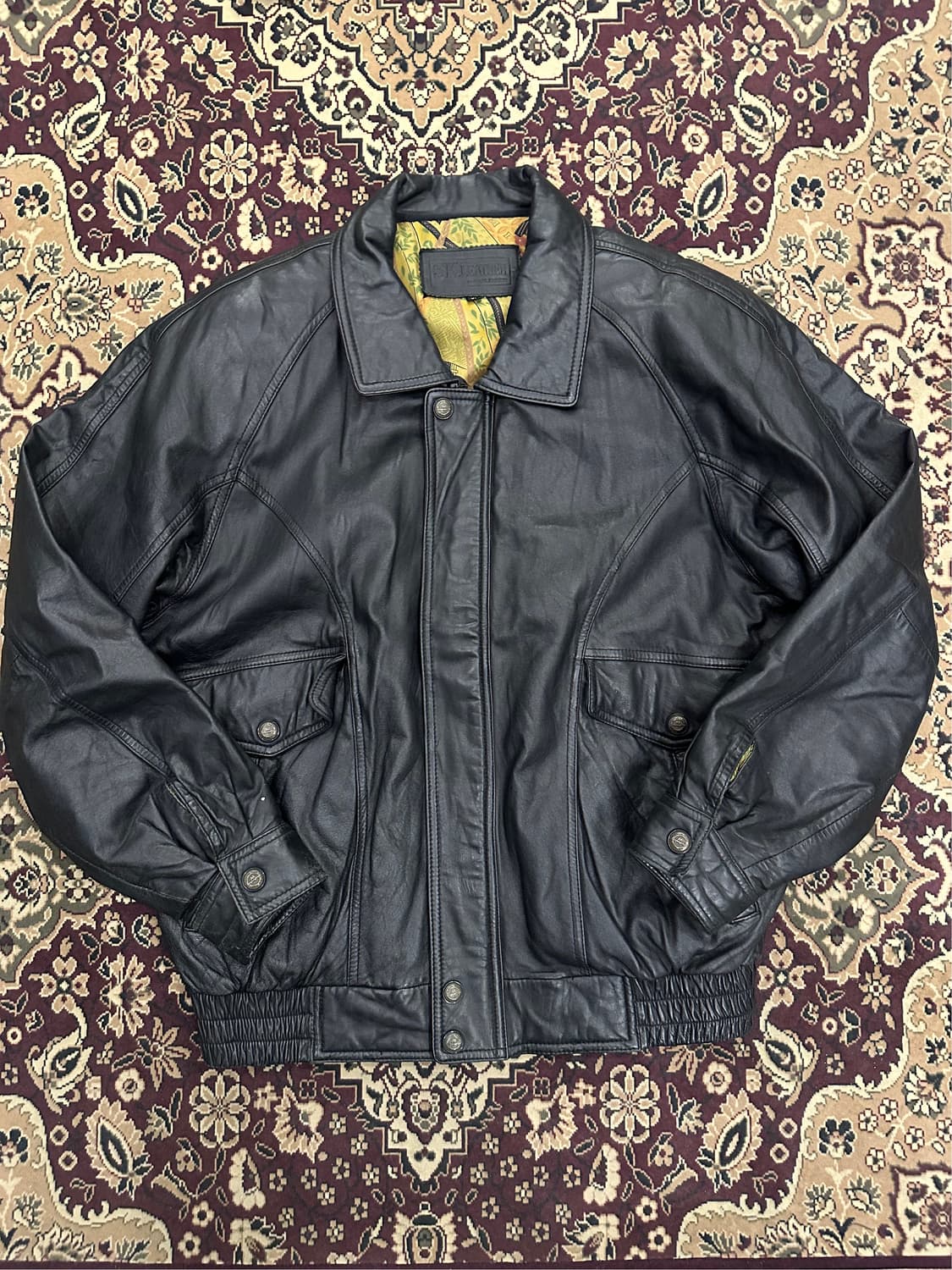 XL)양가죽 봄버 자켓 상품이미지1