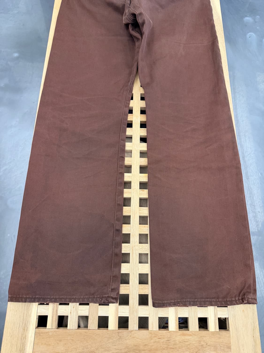 ANACHRONORM FADED BROWN 아나크로놈 페이드 워크팬츠 상품이미지8