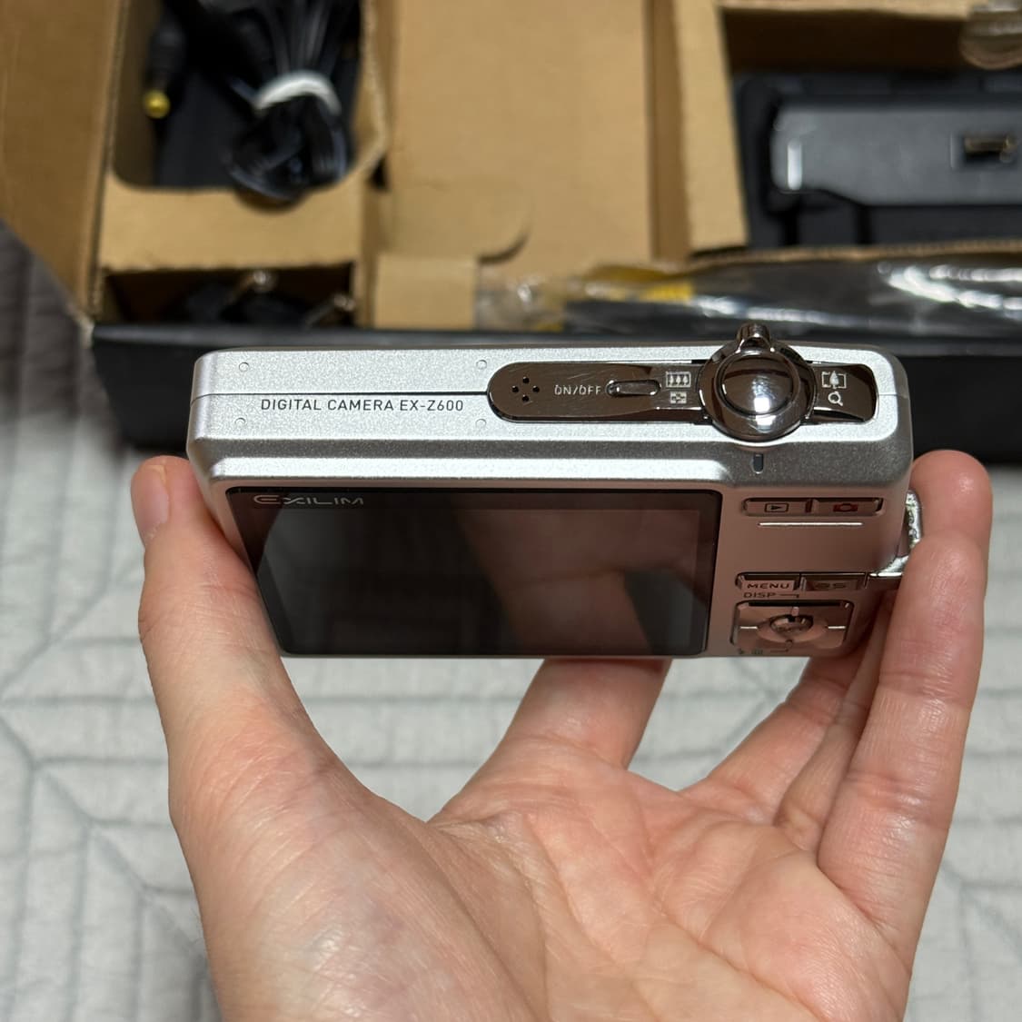 풀박스 CASIO EXILIM EX-Z600 카시오 엑슬림 실버디카 상품이미지4