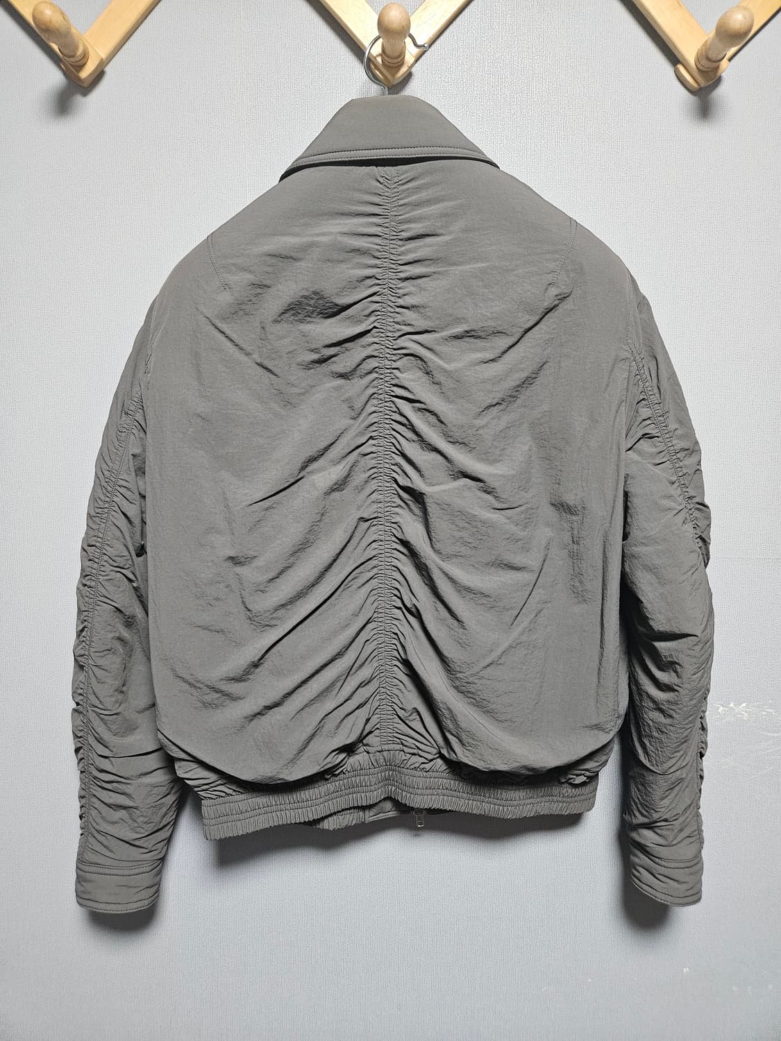 벨리에 라이닝 봄버자켓 - 그레이 S(95) 상품이미지3