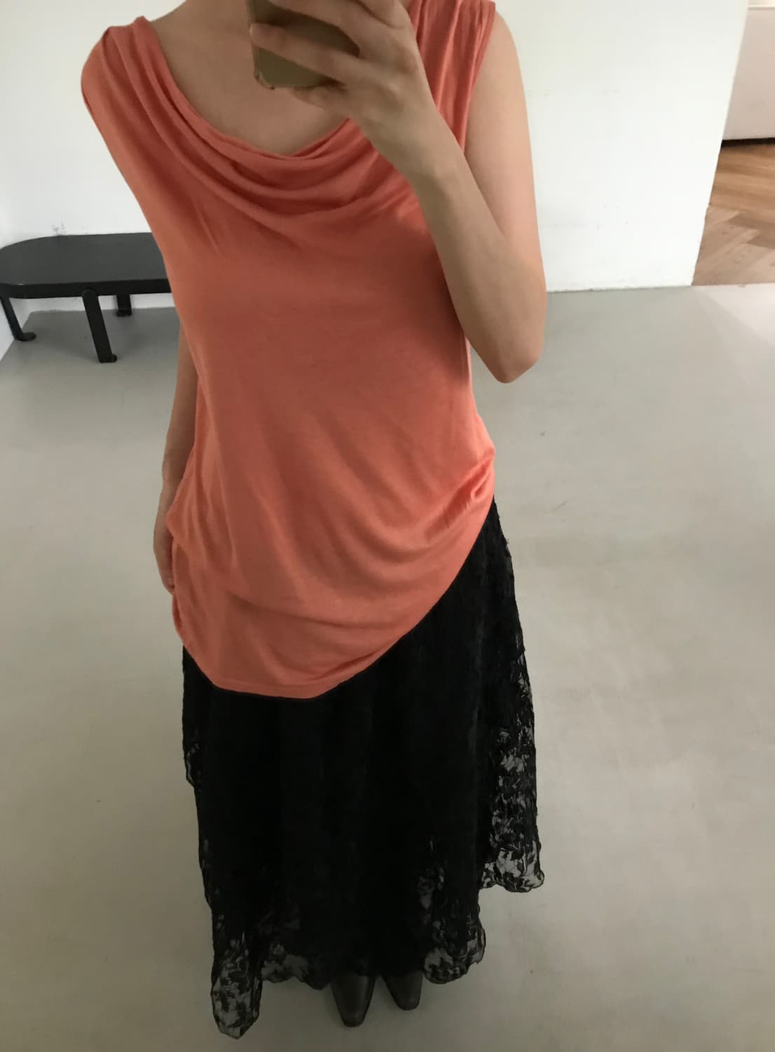 vintage shirring sleeveless 상품이미지2