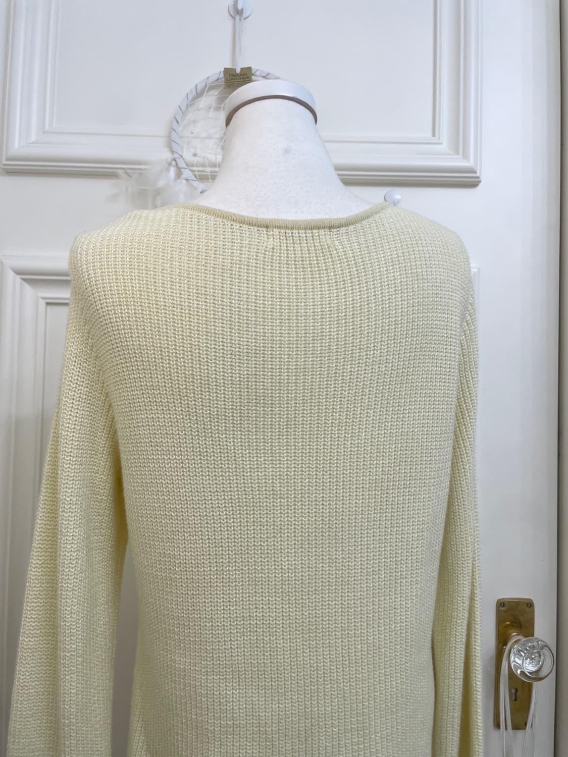 sheer lemon basic loose sweater(size-11) 상품이미지4