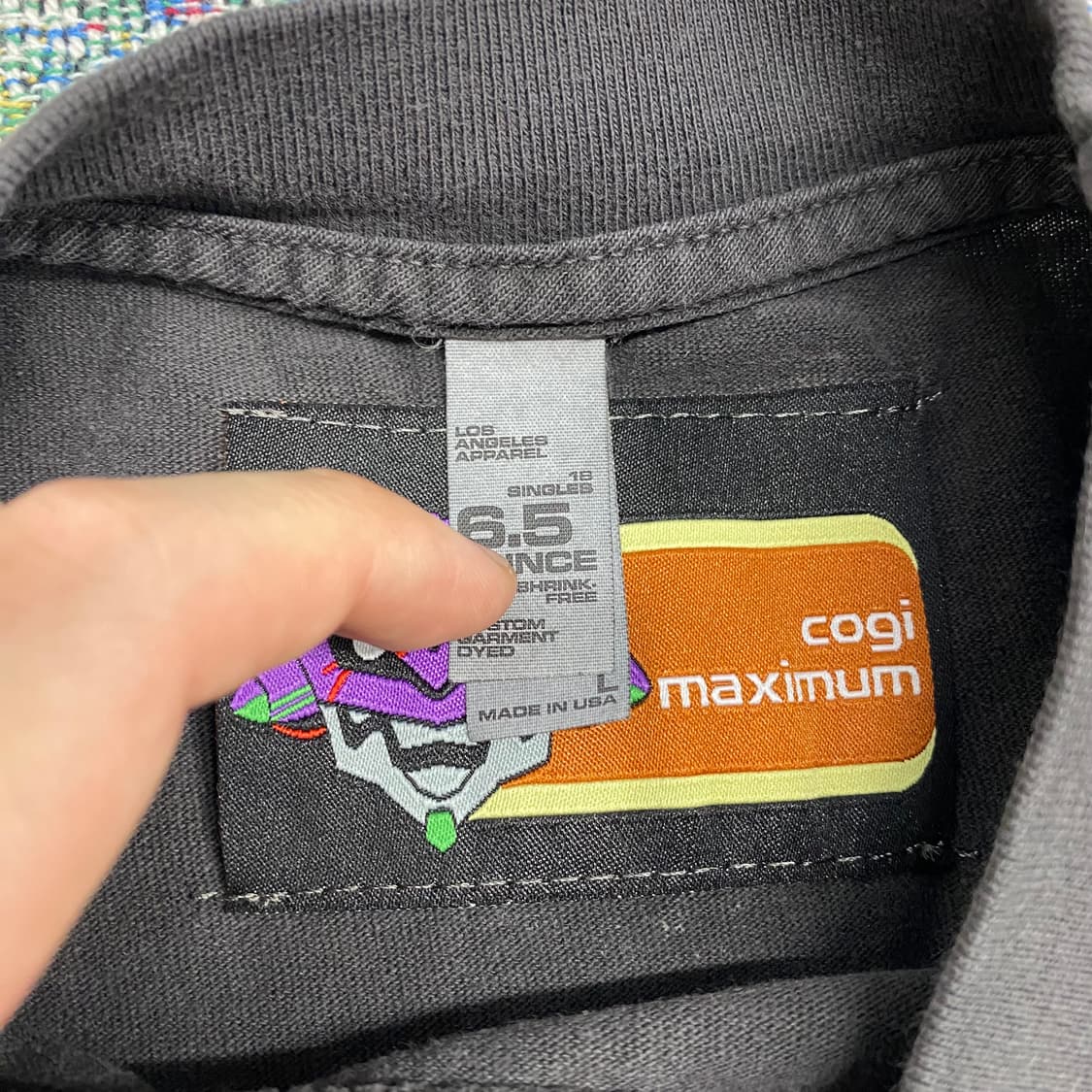 에반게리온 레이 부틀렉 애니메이션 티셔츠 상품이미지3