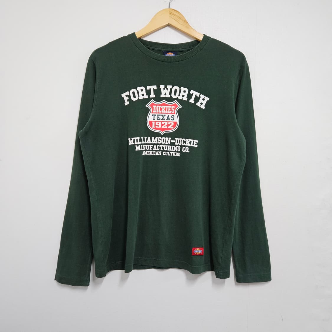 M 디키즈 그린 롱슬리브 긴팔티셔츠 상품이미지1