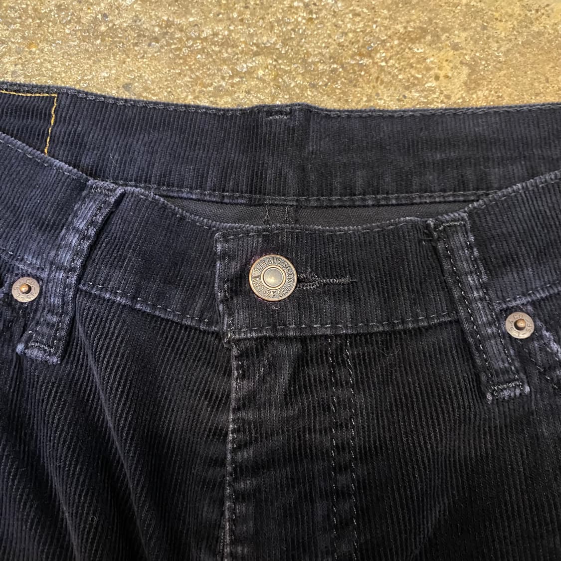 블랙 리바이스 코듀로이 팬츠 골덴바지 상품이미지4