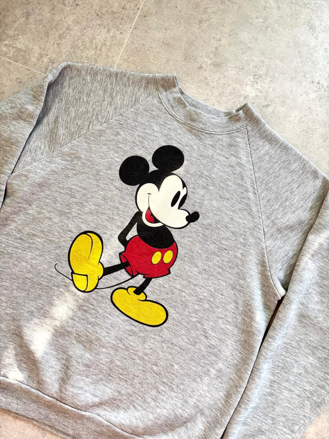 80's 월트 디즈니 오리지널 미키 마우스 스웻셔츠 L(100) 상품이미지2