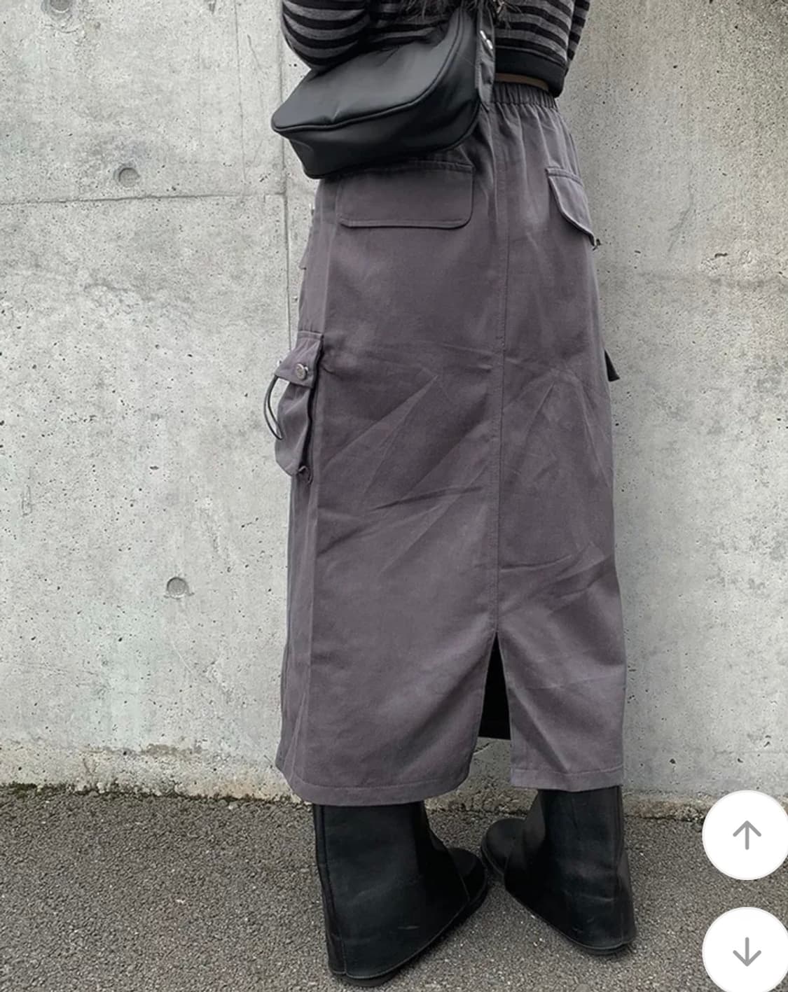 애니원모어 마오 카고 롱스커트 M 상품이미지3