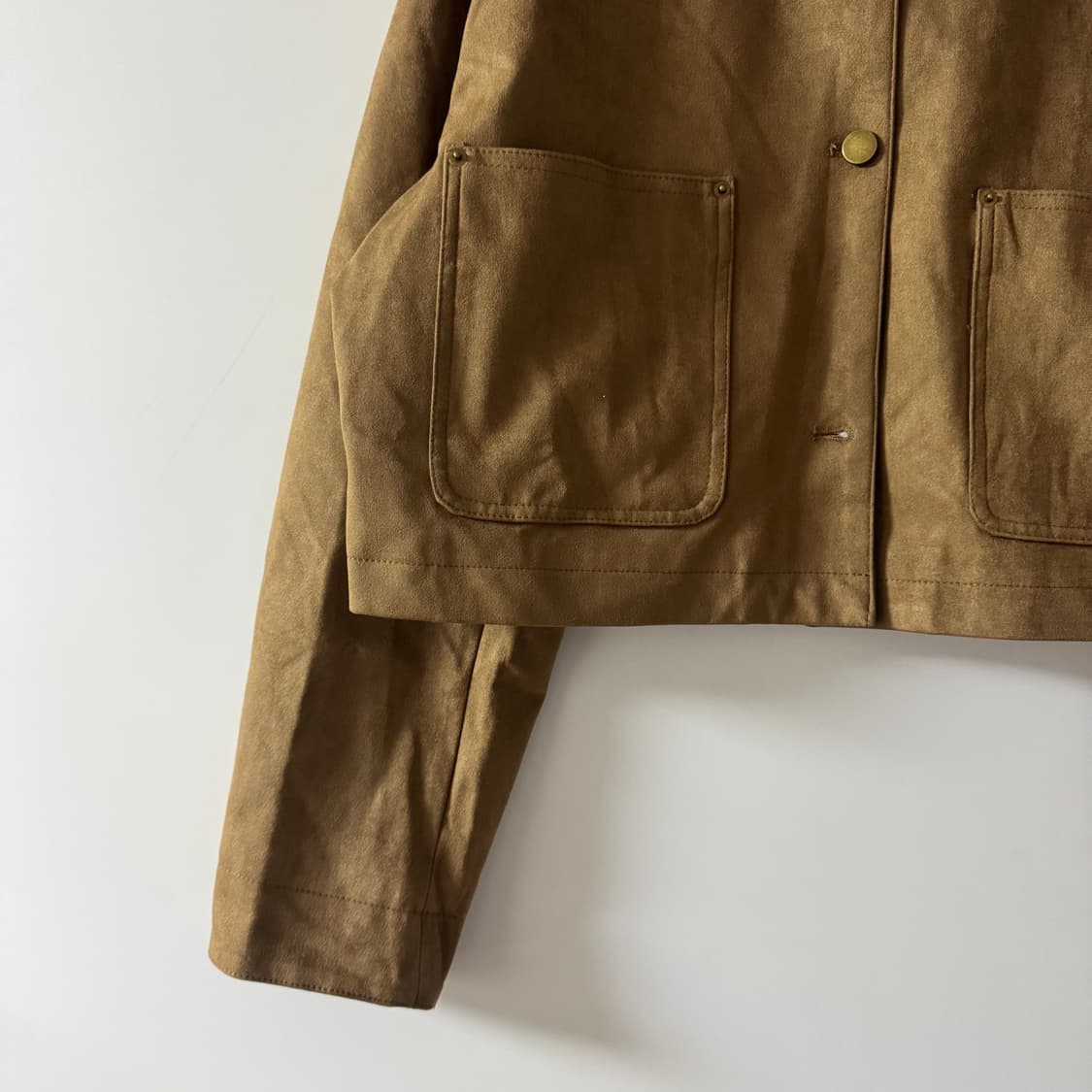 새상품 여자 스웨이드 자켓 (베이지) 상품이미지2