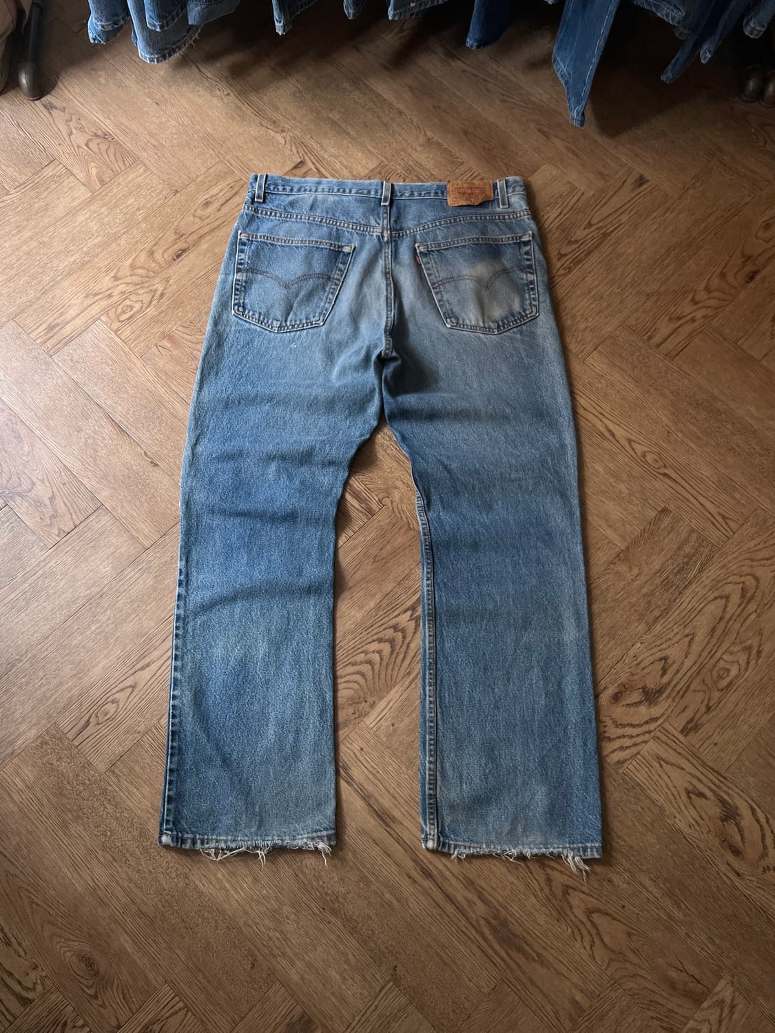 [40]00s 리바이스 517 Made in USA 디스트로이드 데님팬츠 상품이미지2