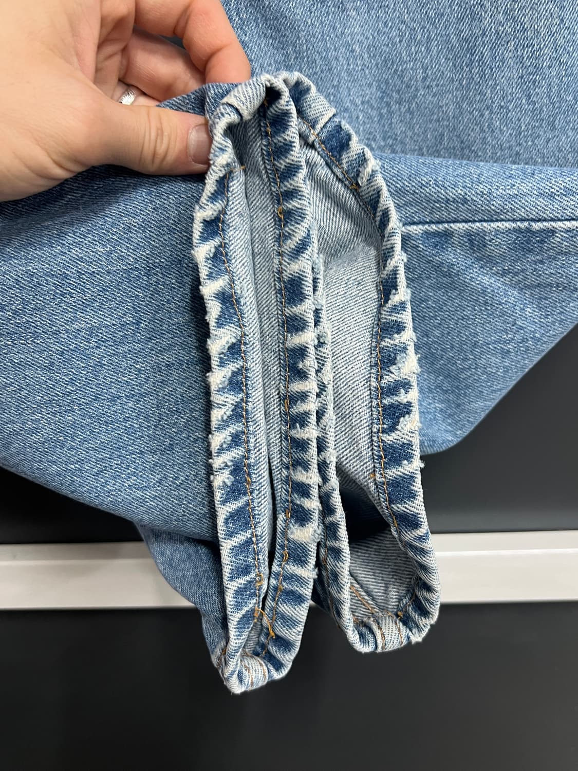 00s Levis 리바이스 517 부츠컷 연청 데님 팬츠  상품이미지4