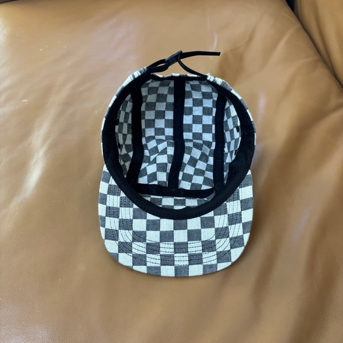 슈프림 캠프캡 모자 박스로고 체커보드 상품이미지6