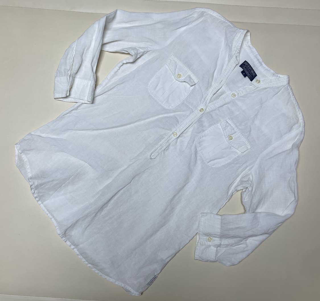 폴로 진 컴퍼니 화이트 린넨 셔츠 상품이미지1