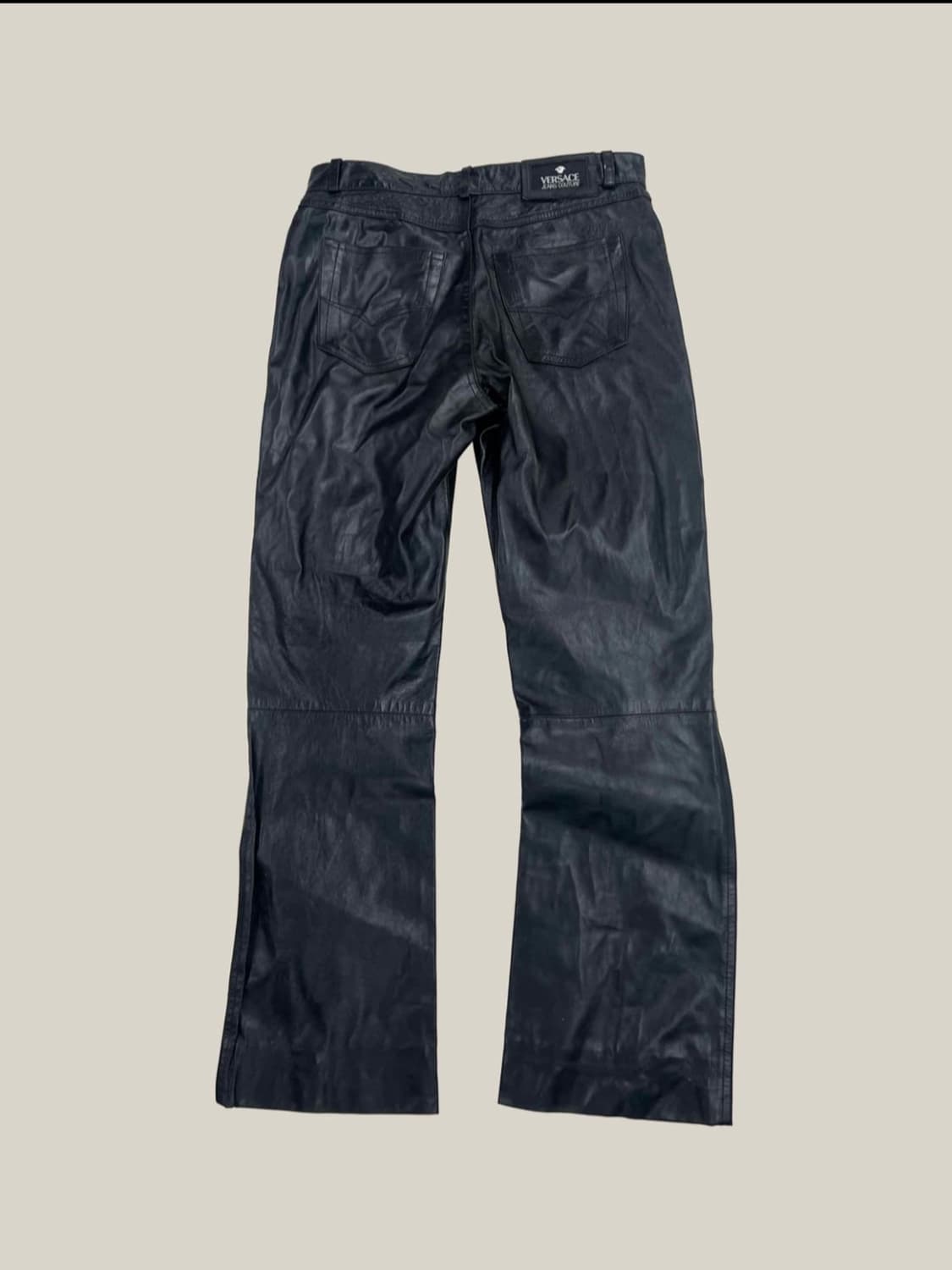 90s~00s Versace leather pants  상품이미지2