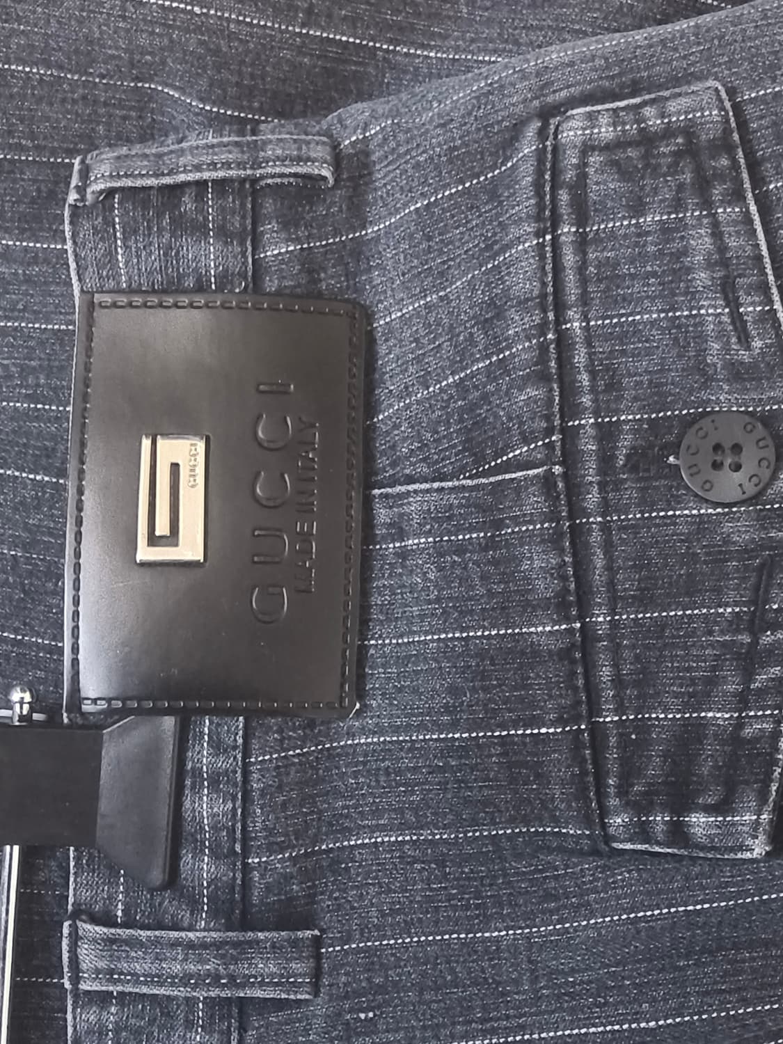 구찌 톰포드 스트라이프 팬츠 상품이미지4