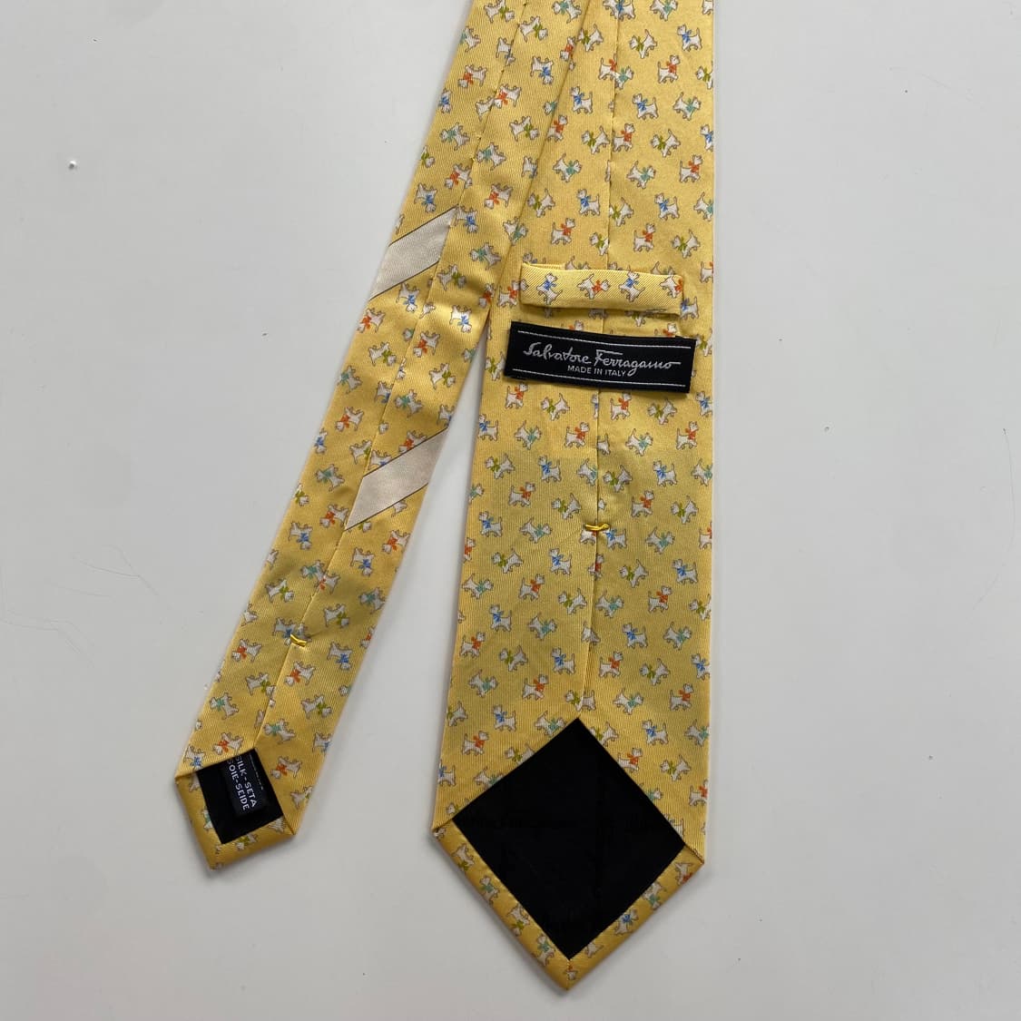 페레가모(Ferragamo) 명품 정품 넥타이 8.7cm 상품이미지3