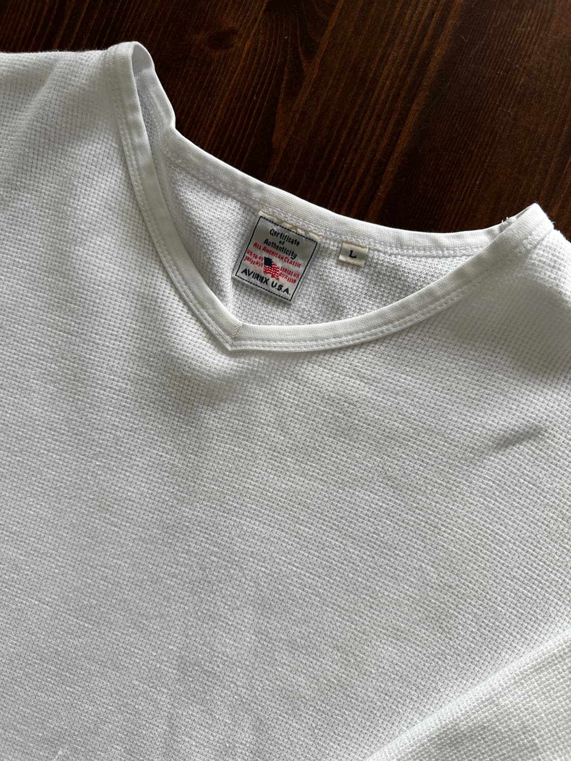 AVIREX 와플 롱슬리브 티셔츠 상품이미지5