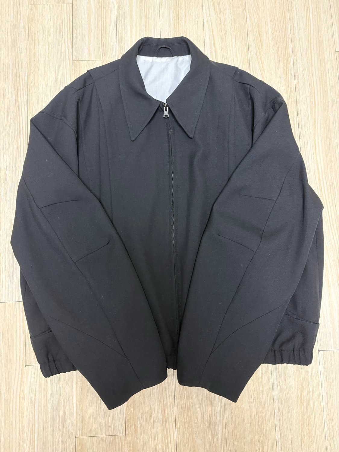 쿠어 울 블루종 (블랙) L 상품이미지2