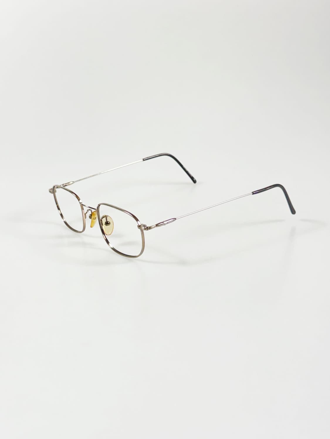 GIOVANNI JUNTINI 슬림 스퀘어 메탈 빈티지 안경 상품이미지3