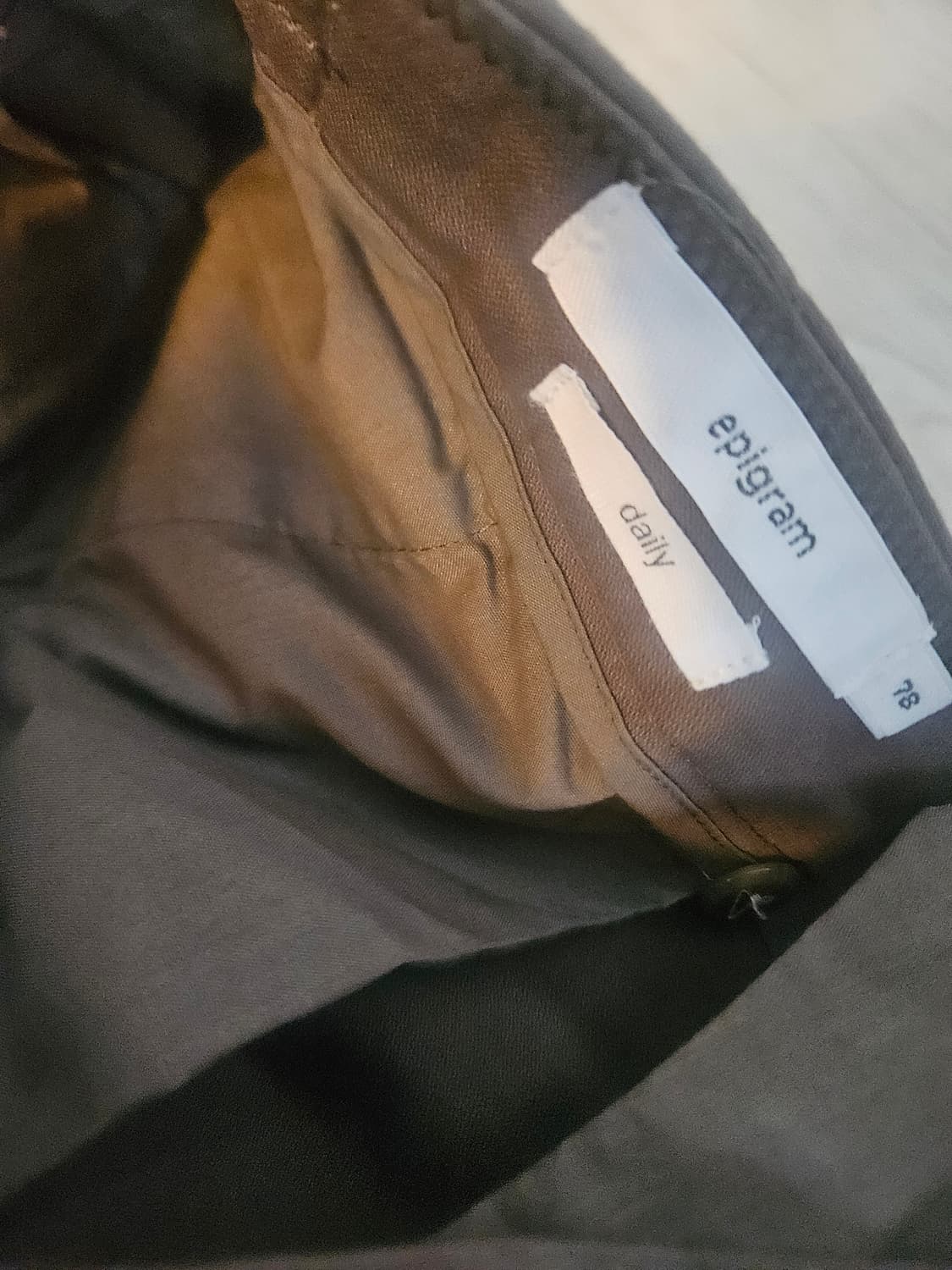 시리즈 에피그램 허리밴딩 면바지 상품이미지3