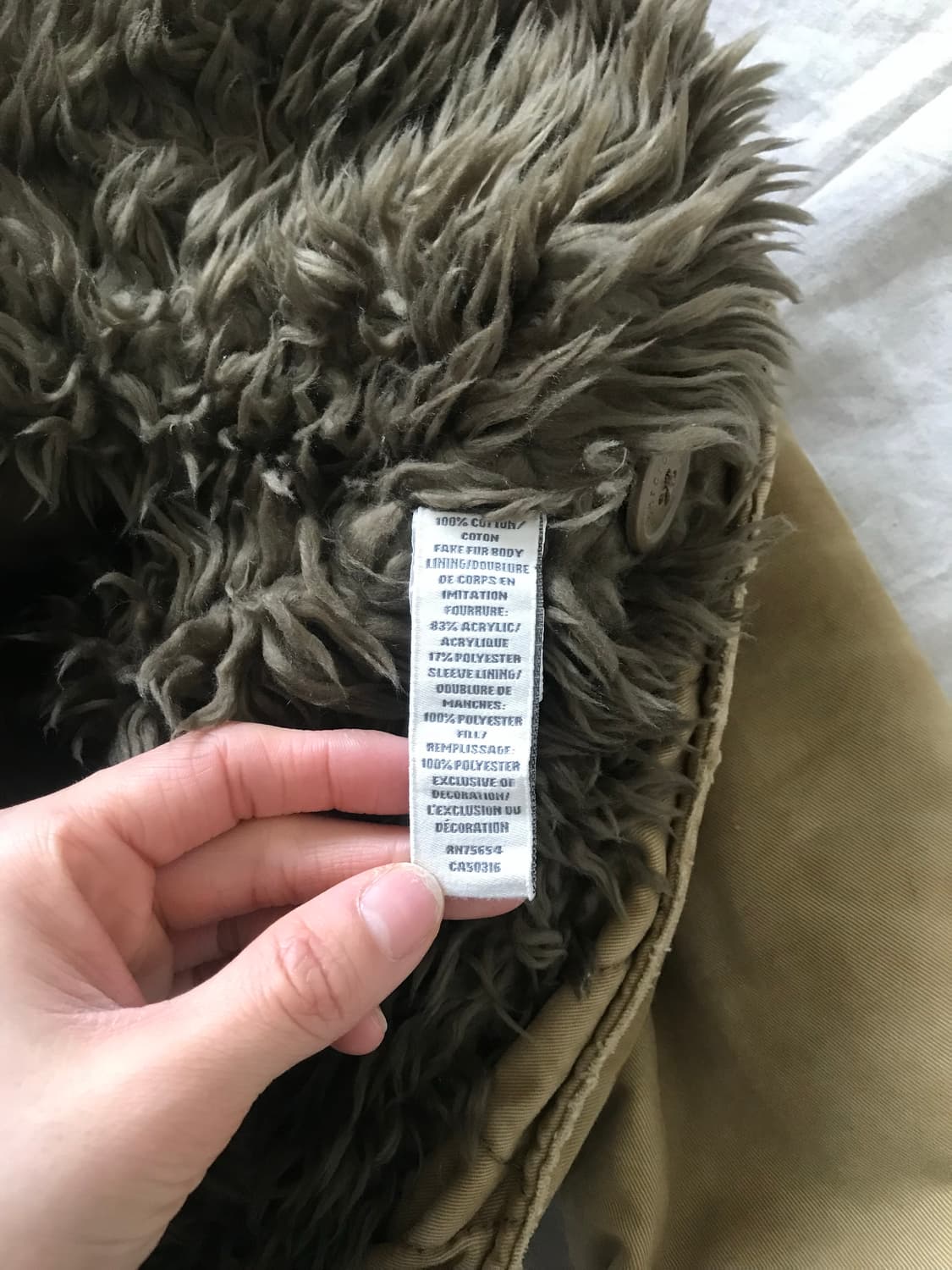 아베크롬비 쉐르파 베이지 헤비 자켓 상품이미지9