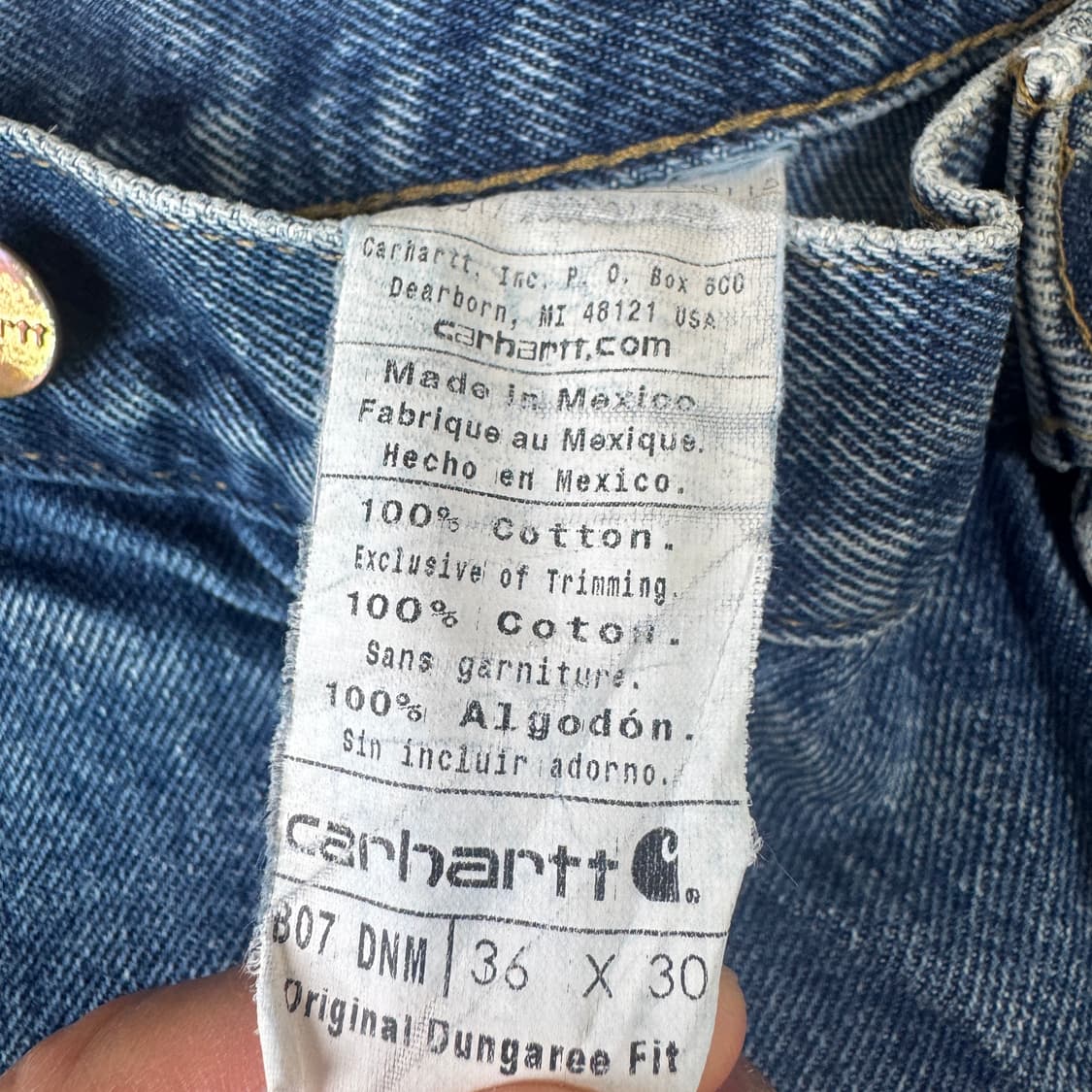 칼하트 더블니팬츠 상품이미지3