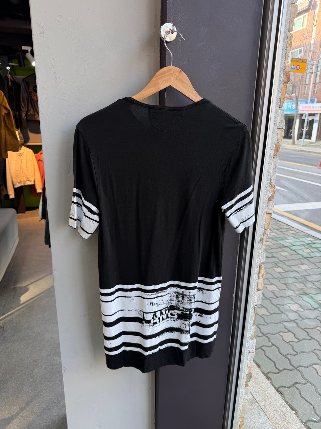 S/ 헬무트랭 디스트레스드 저지 아카이브 반팔 상품이미지6