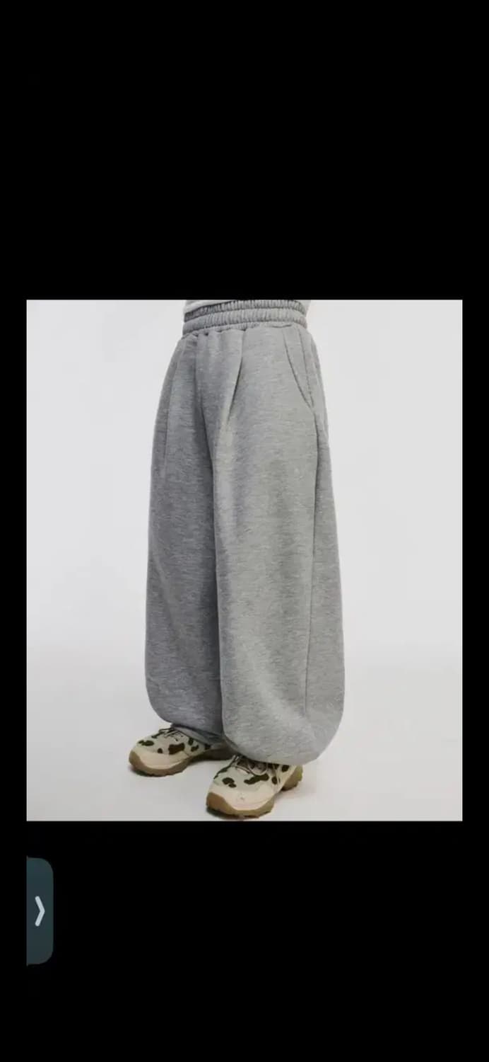 스켈리웩 벌룬핏 와이드 스웻 팬츠M 새거 상품이미지1