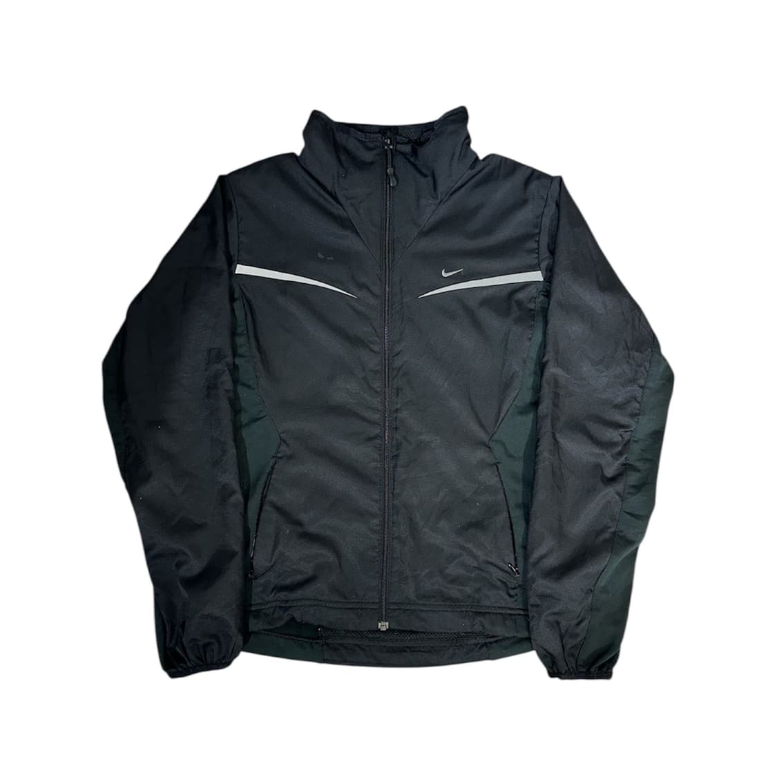 00s 나이키 블랙 스몰 로고 올드스쿨 트랙탑 져지 S 상품이미지5