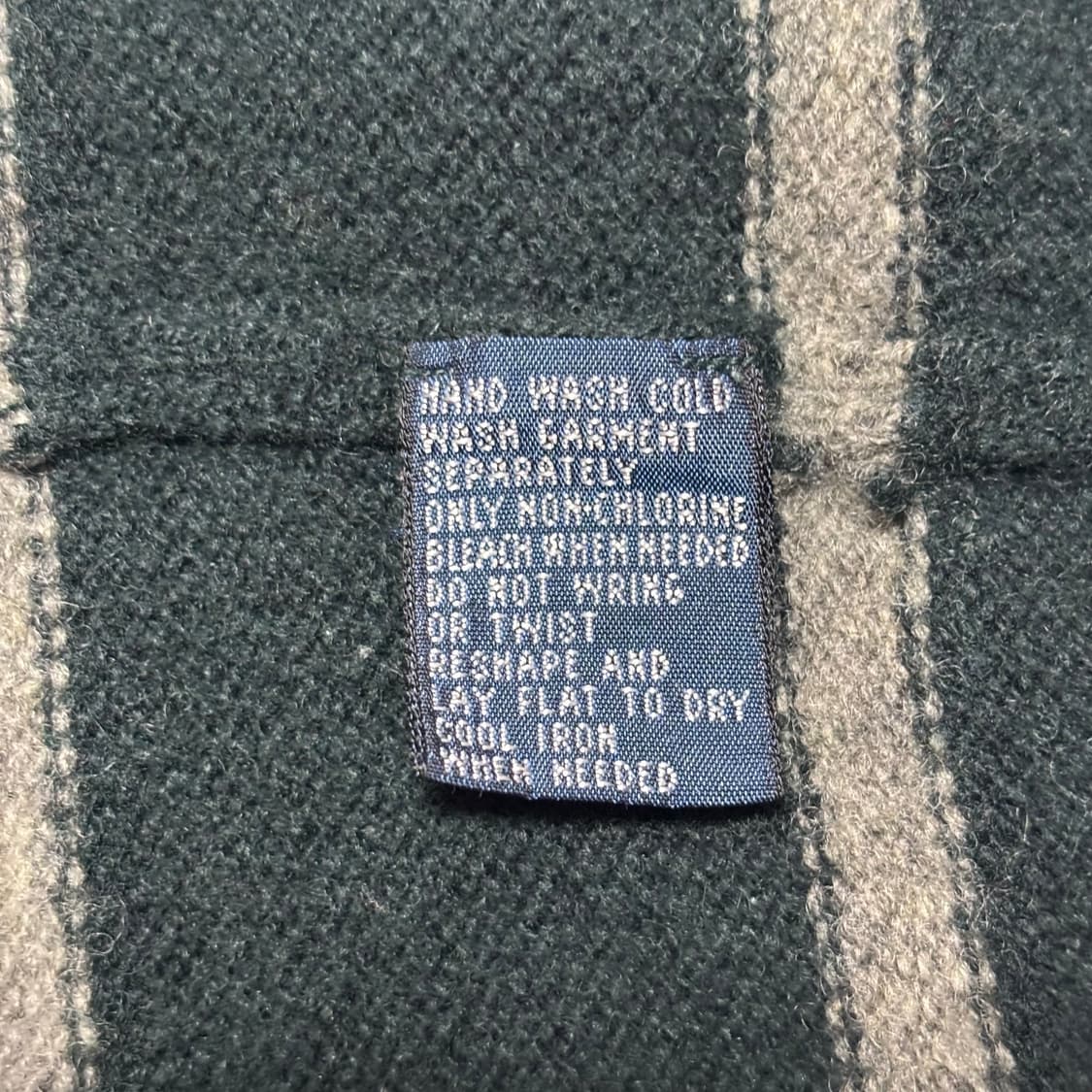 XL 폴로랄프로렌 화이트 포니 램스울 스트라이프 니트 상품이미지5