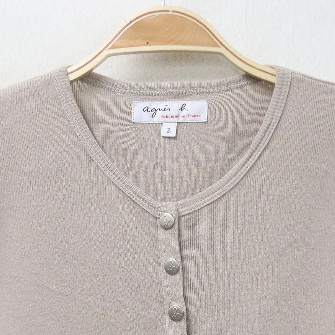 아네스베 반팔 가디건 66610 상품이미지3