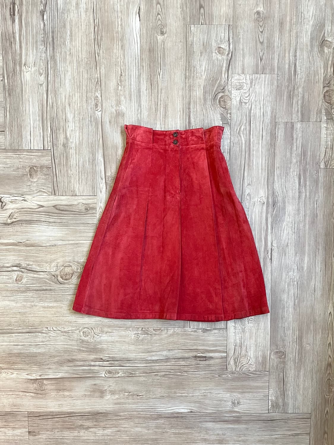 A/T 피그 스킨 핀턱 스커트 상품이미지1