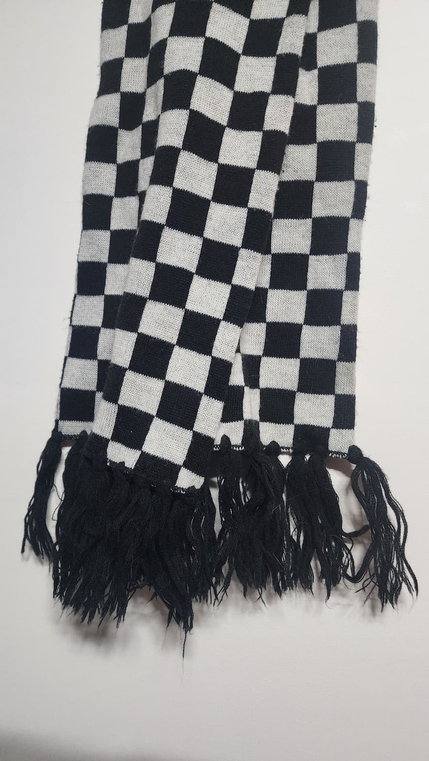 체커보드 목도리 머플러 상품이미지2
