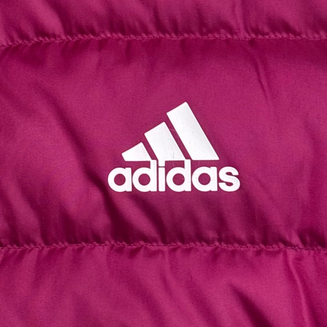 ADIDAS 덕다운 경량패딩 버건디 M 상품이미지2