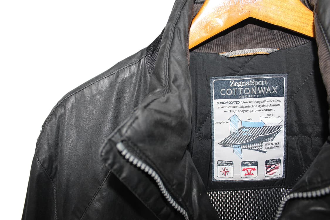 Ermenegildo Zegna Cotton Waxed Jacket 상품이미지2